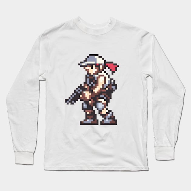 Metal Slug Long Sleeve T-Shirt by Cherryhell Visual Project